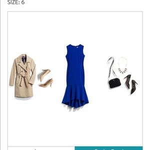 NWT Cobalt blue Calvin Klein dress.